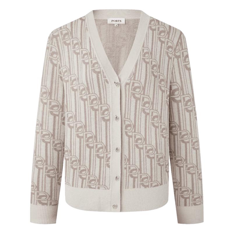 PORTS Women's V-Neck Knit Cardigan