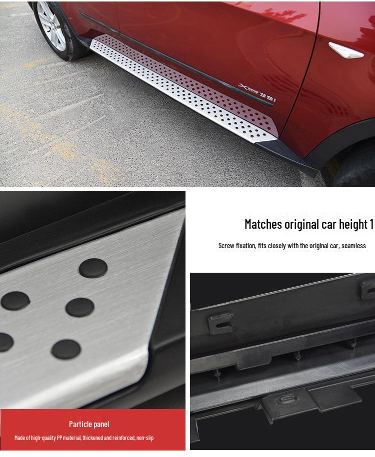 Compatible with 08-13 BMW X5 and 08-14 X6: Original Thickened Side Steps and Foot Pedals.