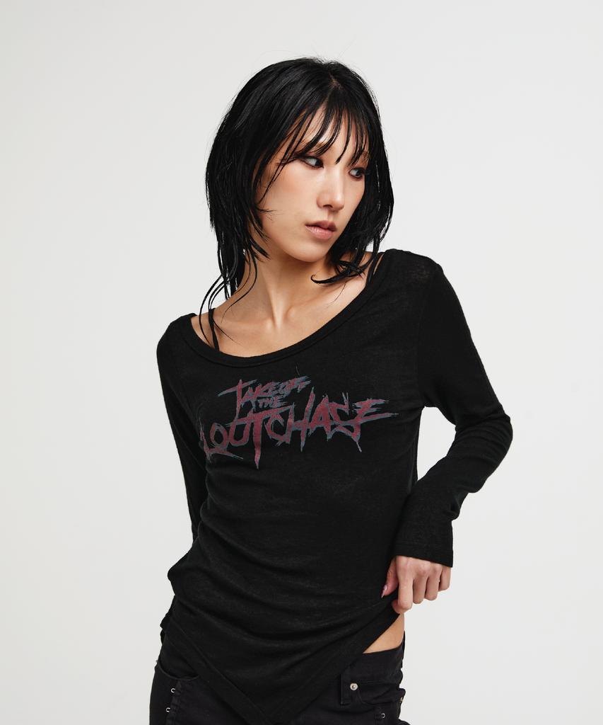 Keosaus Toc Asymmetrical Long Sleeve - Black