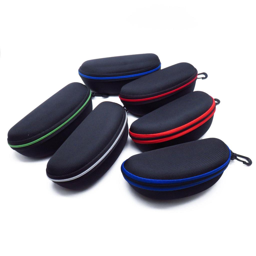 Cycling Sports Zipper Sunglasses Storage Case - EVA Black