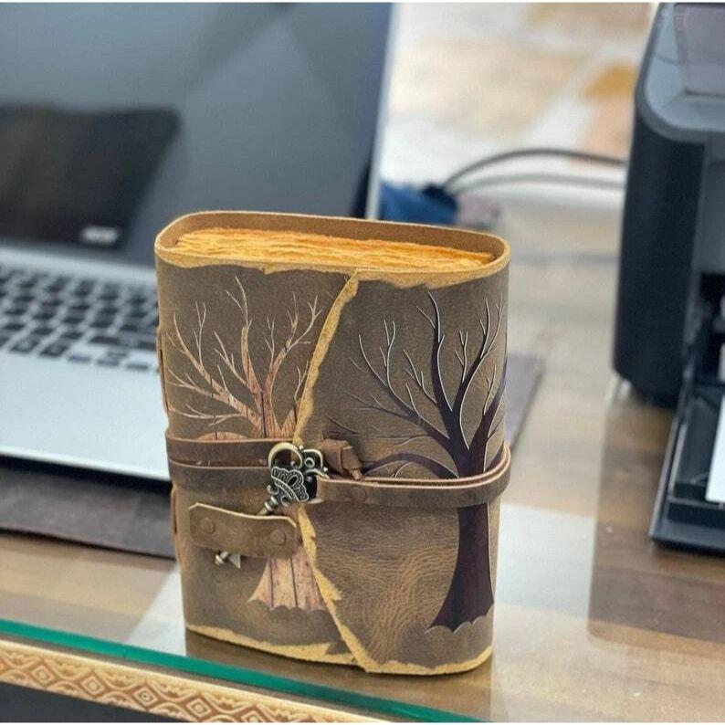 

Путевой блокнот для записей большой гримуар журнал пустая книга теней для заклинаний 7 x 5 in