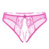 Sexy Underwear Sexy T-shaped Open Panties Thong Women's Lace Sao Low Waist Hot Open Crotch Temptation Transparent