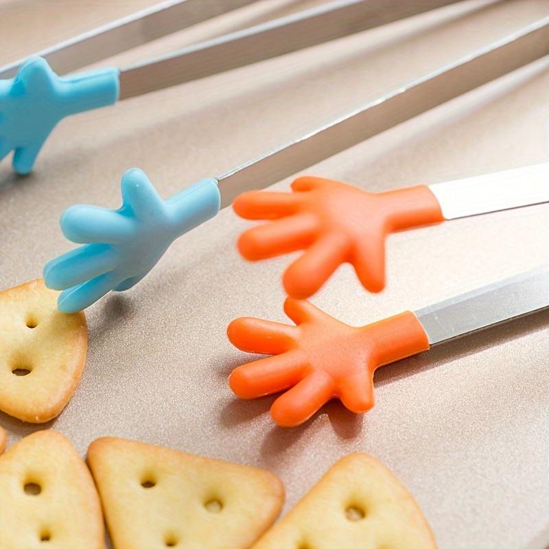 1/4pcs Kitchen Food Serving Tongs, Thickened Non-Slip for Pastry Ice Cube Sugar, Multi-Purpose Snack & Buffet Clip