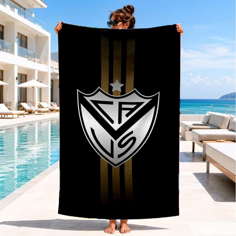 Club Atlético Vélez Sársfield Beach Towel, Quick-drying, Easy to Care for, Suitable for Both Fitness and Beach Vacations,Sports Essential