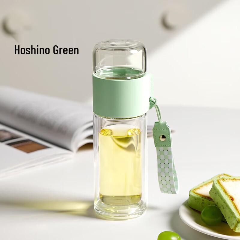 Fuguang Double-Layer Glass Tea Infuser Bottle
