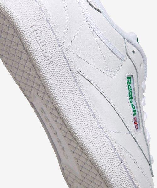 [Reebok] Club C 85 - White:Green RXSOXXCCUE1