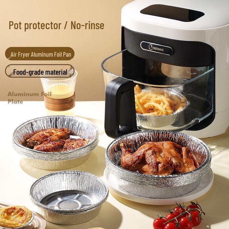 Square Aluminum Foil Baking Pan and Bowl Set for Air Fryers