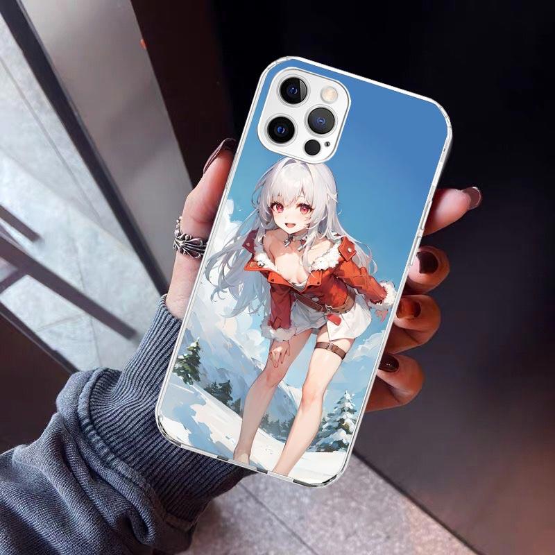 

Honkai Star Rail Clara Phone Case For iPhone 17 Air 11 13 Mini 14 15 Plus 16 12 Pro Max 16E SE 7 8 Pattern Soft TPU Back Cover iPhone 16 Pro