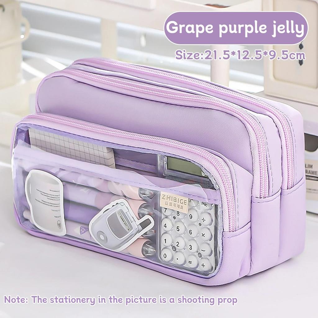 1PC Large-capacity Multi-functional Creative Pencil Case with High Appearance, Simple and Painful Pencil Case
