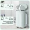 Μεταλλικός Κάδος Κουζίνας 30L, με Καπάκι Soft-Close - Απαλό Πράσινο