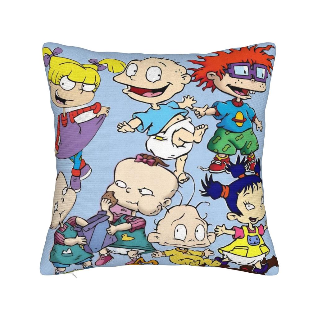 Cartoon R-Rugrats Pillowcase Merch Printed Cushion Cover Decorative Pillow Case Cover Home Multi Size