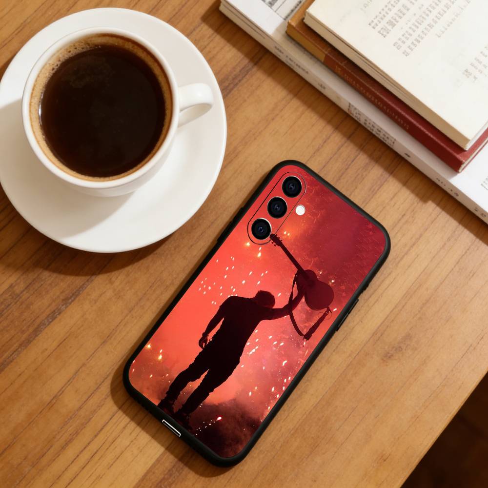 Singer E-Ed Sheeran Phone Case For Samsung Galaxy A73,A72,A71,A70,A53,A52,A51,Others Soft Black Cover