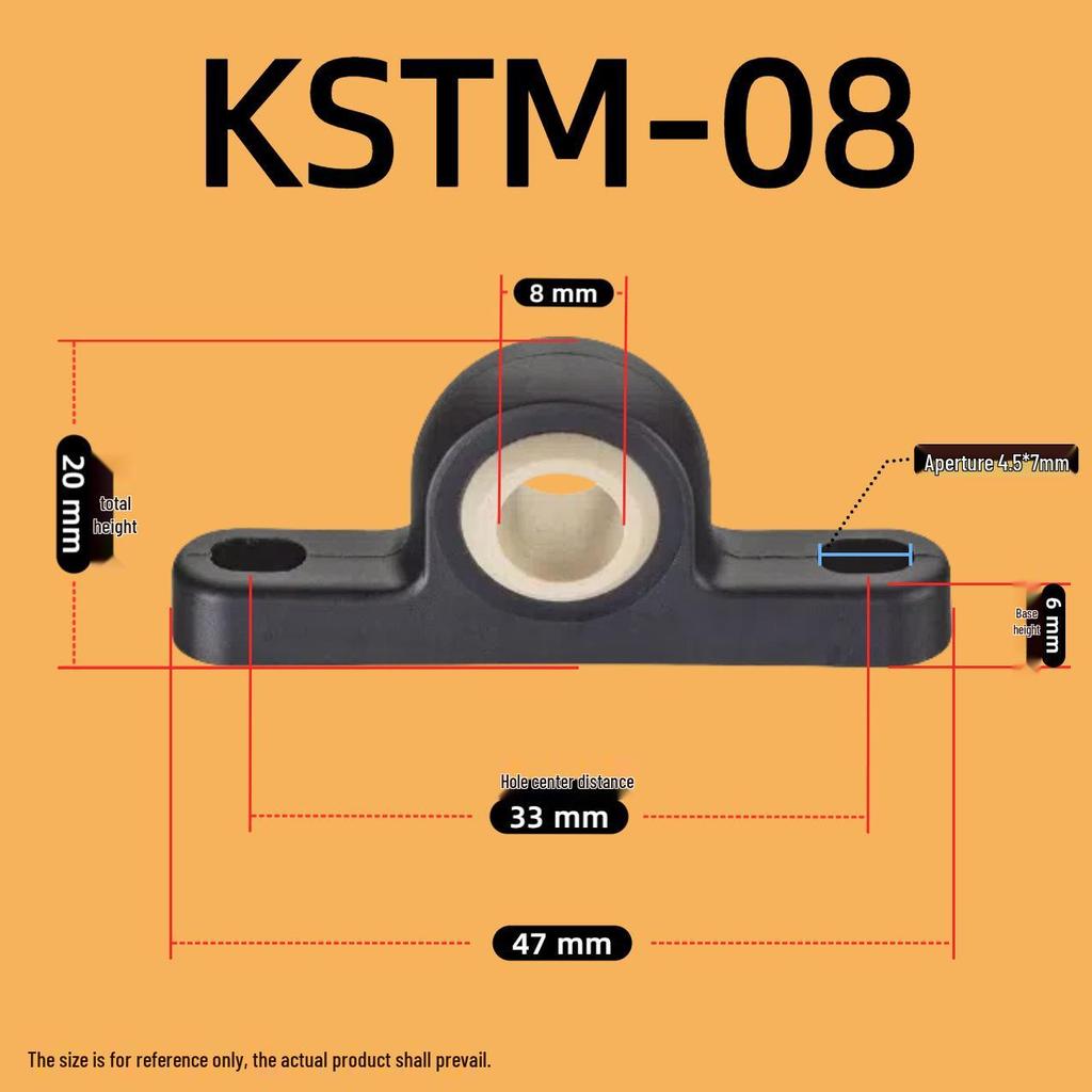 Kunststoff-Lagerbasis EFSM/EFOM/KSTM Serie (Größen: 8-30)