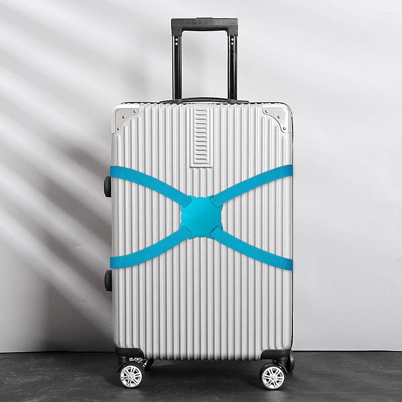 Cross-Border Elastic Luggage Strap - 8-Shaped Anti-Drop Suitcase Fastener.