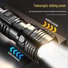 Super Bright Cross-Border White Laser Flashlight with Zoomable Spotlight