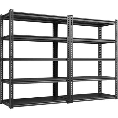 Multi-Layer Metal Rack Shelf Strong Load-Bearing Quick Installation Heavy Duty Shelving Steel Construction Storage Shelves