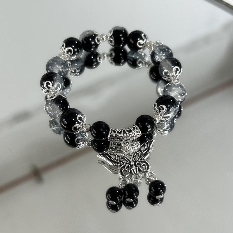Zen Ancient Style Suit, New Chinese Style Mountain Ghost Spending Money Bracelet, Niche Retro Tai Chi Gossip Simple and Versatile Gift