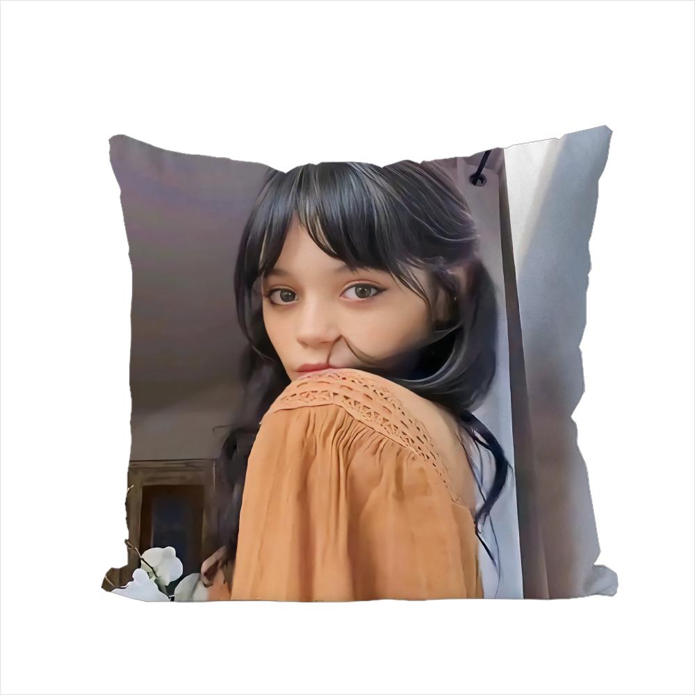 

Movie JJenna Ortega Pillow Case For Car Sofa Decorative Home Doublesided Print Plush Square Throw Pillow Cushion Cover 30x30cm