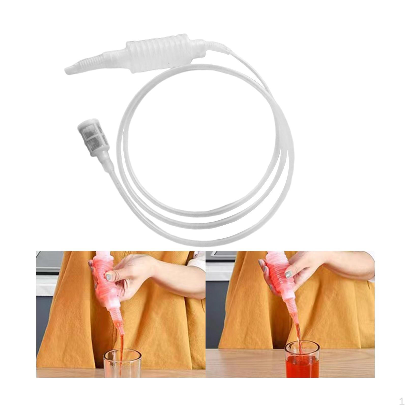 

Комплект для приготовления пива Brew Syphon Tube, компактный, мягкий, пищевой, ручной, сифон, фильтр для масла TYPE B