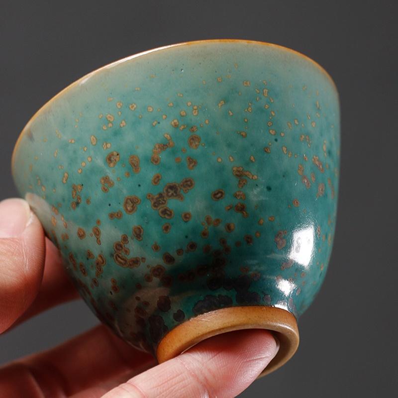Japanese Ceramic Tea Cup Kiln Change Petal Kung Fu Tea Set