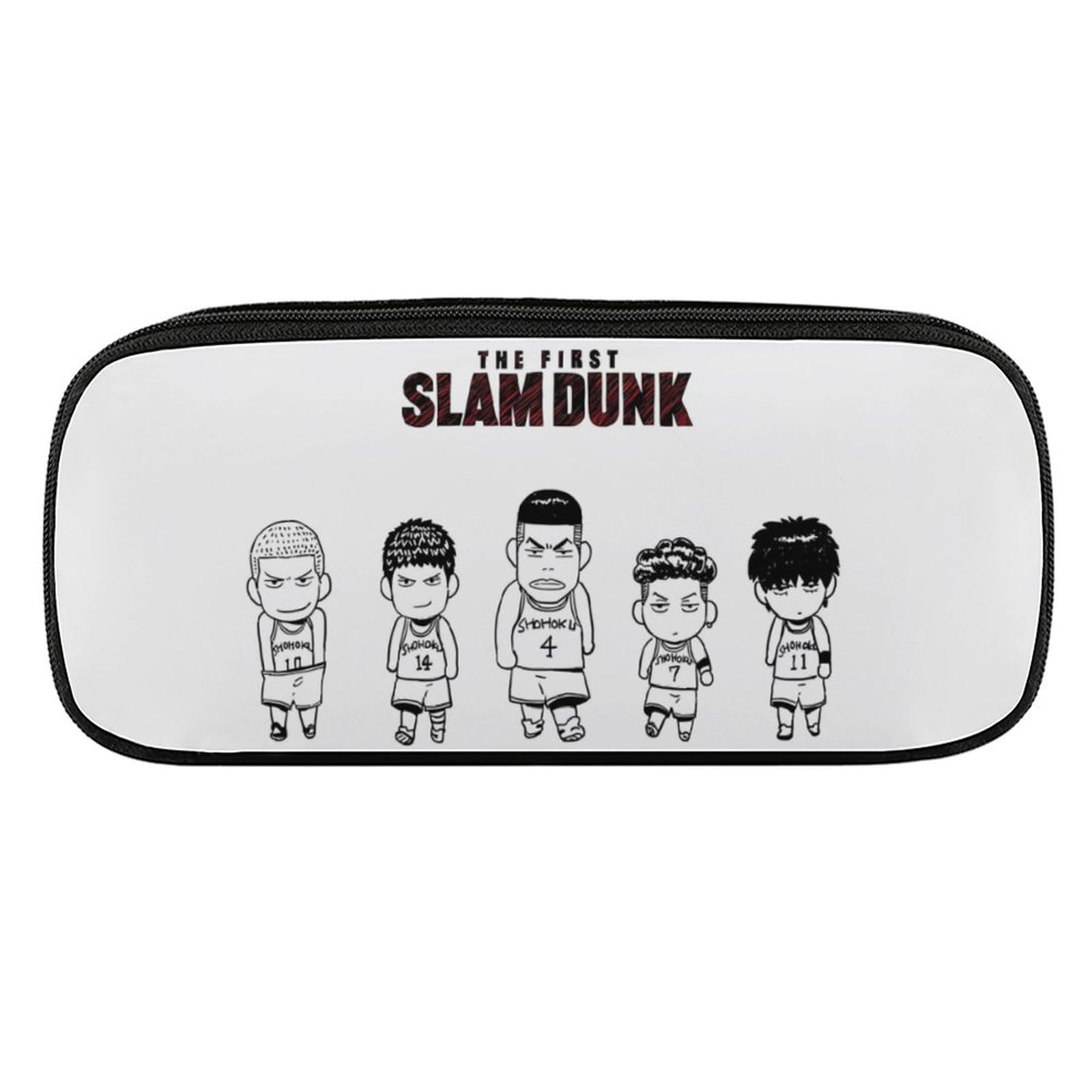 

Slam Dunk Leather Pencil Large Suitable for High School Fashionable and Cute Pencil Perfect for School Entrance 20x9x4cm Case, Capacity, Students,