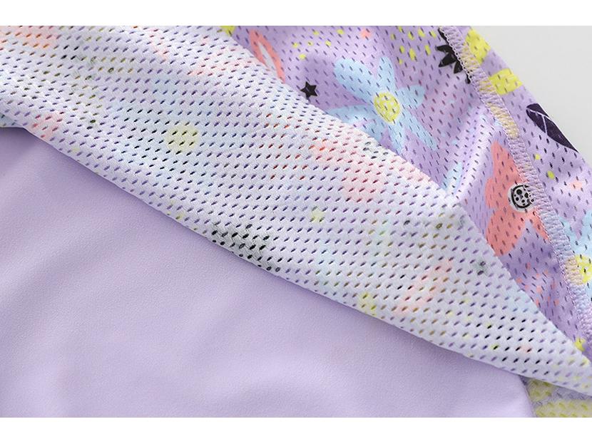 New Sporty Mesh Princess Skirted One-Piece Swimsuit for Girls