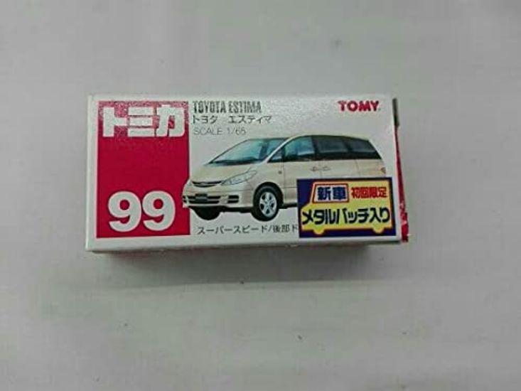 

Tomica Mini Car Estima Red Box Logo Red Made in China No.99