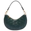 Lacoste Fashion Versatile Zipper Closure Leather Shoulder Crossbody Handbag Medium Women Handbags Green NF4710MH-B43