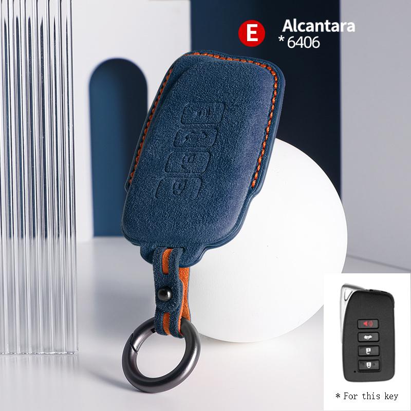 Araba Anahtar Kılıfı Kılıf Tutucu Anahtar Kabuğu Süet Lexus ES UX UX 300e NX LC NX GS RX GX RC 200 250 350 LS 450H 300H Anahtarlık İçin