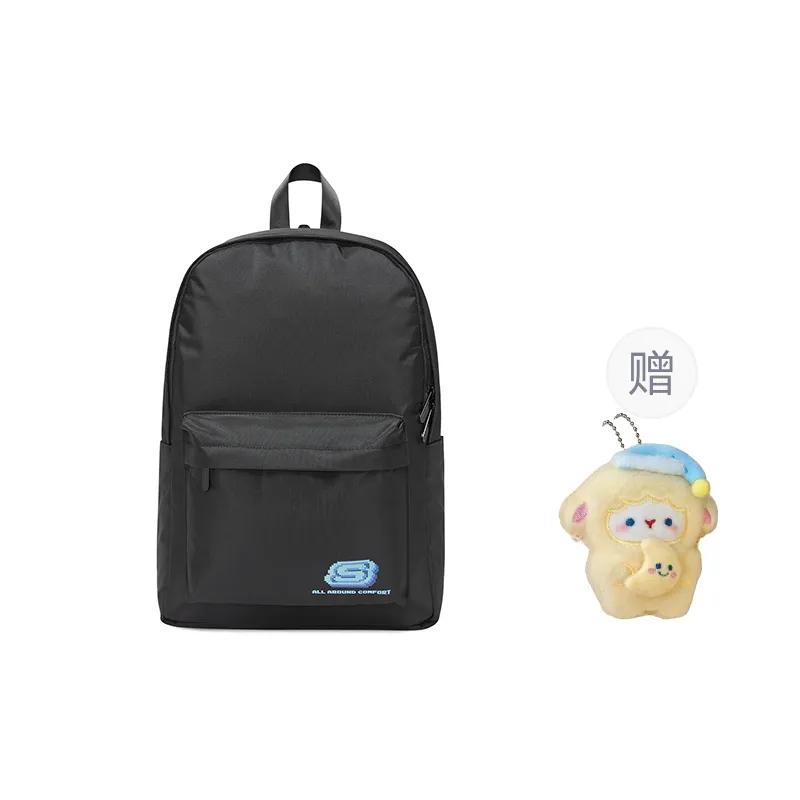 Skechers Fabric Backpack Unisex Carbon Black (Unisex) Backpacks L122U183 0018