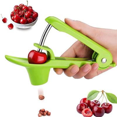 Corer Efficient Press Design Ferramenta Pitter de cereja com uma mão para remover caroços com segurança para deliciosas receitas de cereja