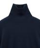 NOIRER Cashmere Cotton Turtleneck (Navy)