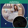 Cuscino di Peluche Luna e Stelle per Decorazione Domestica e Regalo Cuscino con Luce Notturna Incandescente
