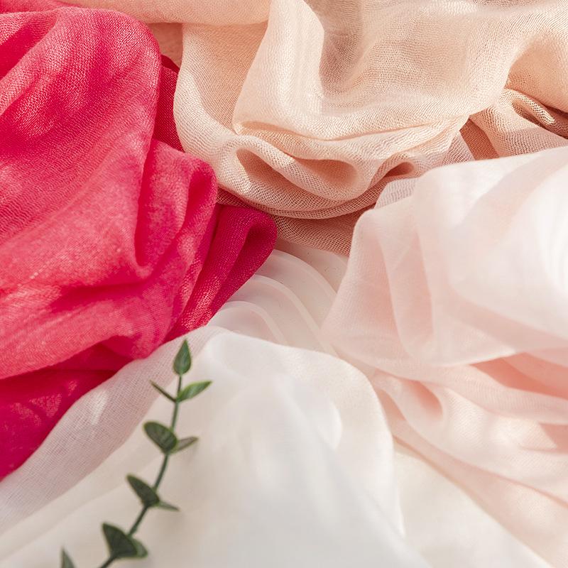 Women's High-End Summer Sun Protection Scarf - Imitation Cotton Linen Texture, Silk Blend Shawl & Headscarf