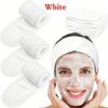 1pc Facial Spa Headband Makeup Shower Bath Wrap Sport Hairband Terry Cloth Adjustable Stretch Towel Head Wrap