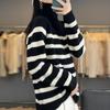 Women Sweater Turtleneck 100% Wool MODERN NEW SAGA Zipper Knit Pullover Turn-down Collar Thick Winter Jumpers Female Knit Tops