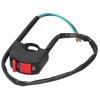 Motorcycle Handlebar Light Switch ON OFF Button Waterproof for ATV UTV Scooter 7 8in