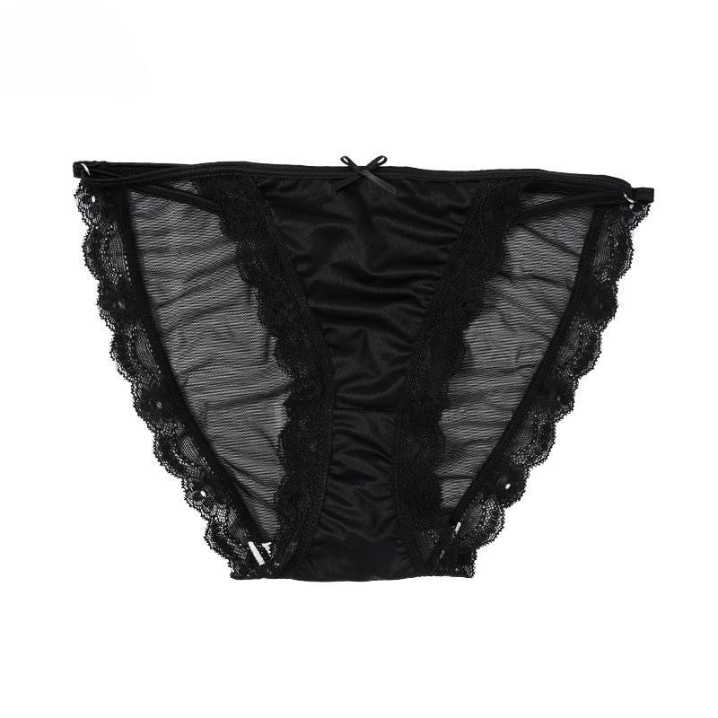 Průsvitné krajkové kalhotky Spodní prádlo Průhledné spodní prádlo Slipy Bezešvé T-back Průsvitné bikini spodní prádlo