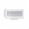 Louvered Vent Easy Installation Door Air Cabinet Ventilation Grille for DIY Enthusiasts,