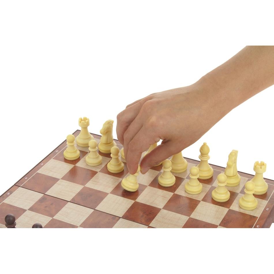 Magnetic Chess Checkers Board Game 2in1 Large Foldable 31x31