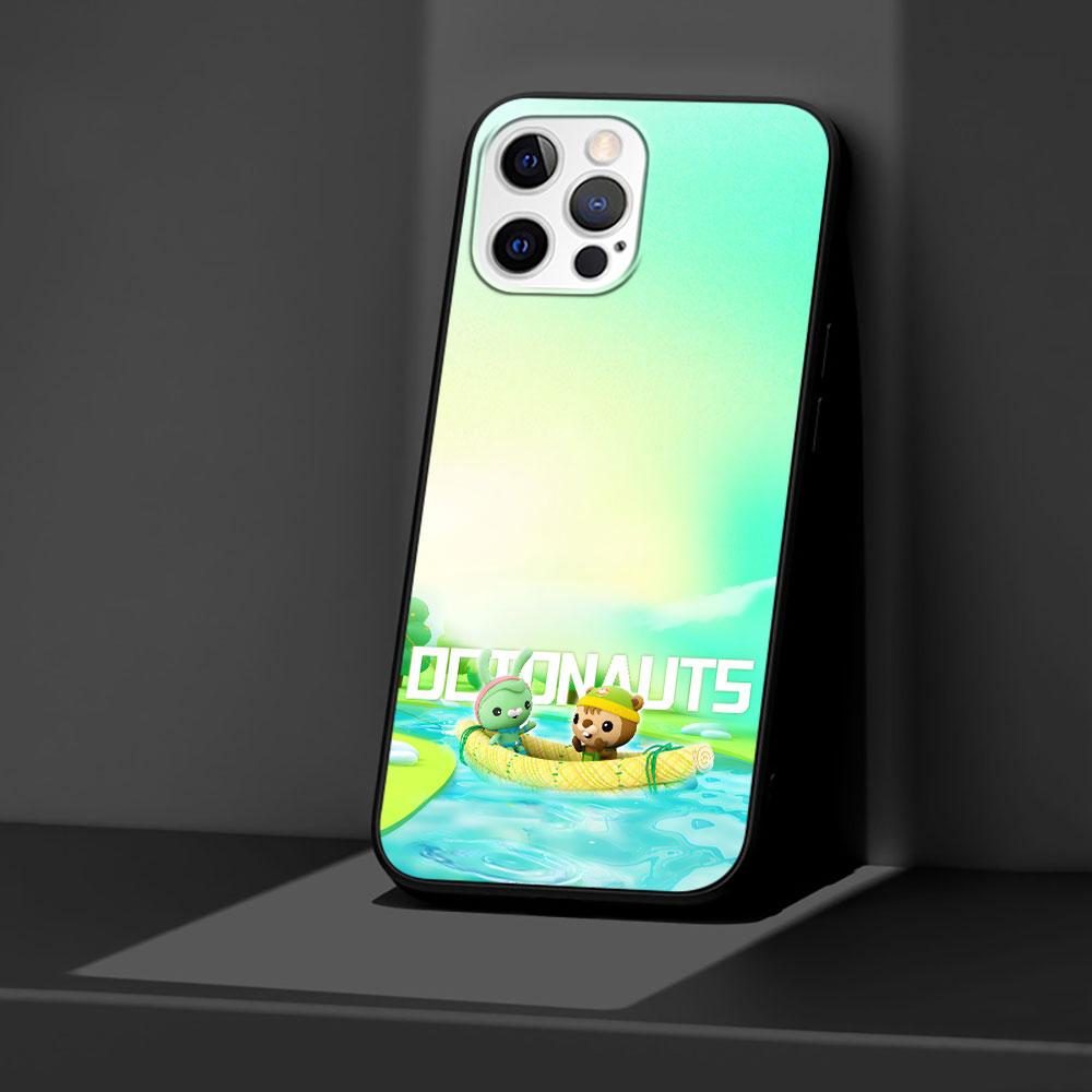 Cartoon Octonauts Case for Apple iPhone 13 14 Plus 11 12 Mini 15 Pro Max 7 8 SE 2020 X XS XR Silicone Black Soft Phone Cover