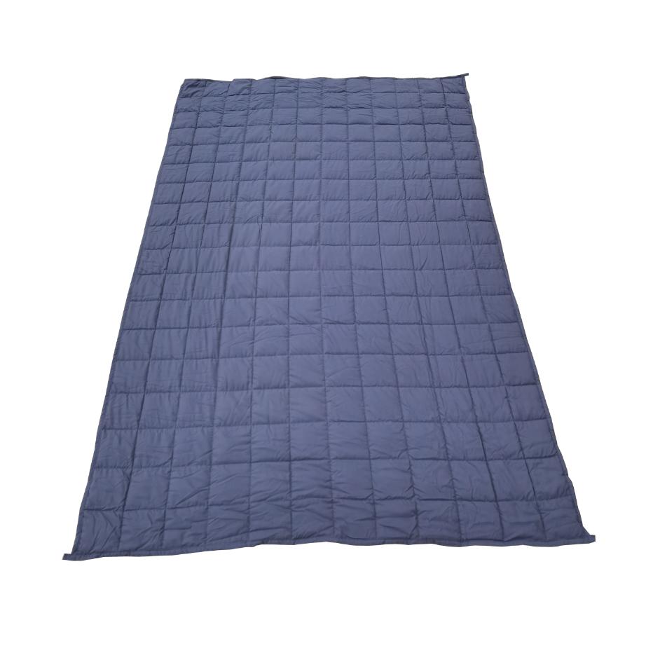 Custom Printed Waterproof Camping Blanket Foldable Winter Outdoor Puffy Camping Blanket for Travelling синий