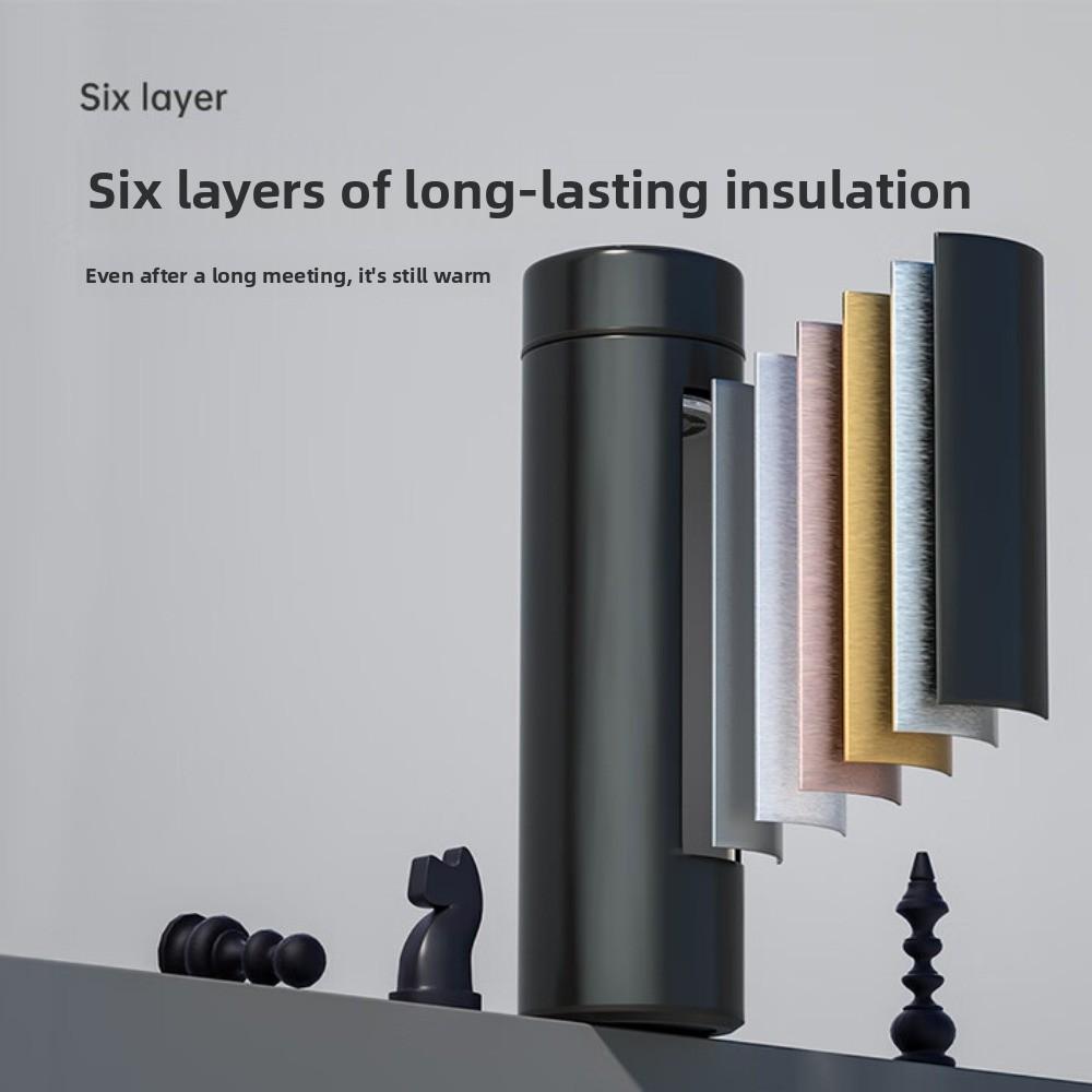 COOKER KING 490ml Thermos Cup 316 Food Grade Stainless Steel Water Bottle Easy To Clean Long Lasting Insulation Outdoor Kettle