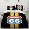 Historic Route 6,Mother Road,mãe estrada Beding Set Print With Pilowcase Bed Soft Duvet Cover Single Double Quen Super King-Sized Dimensionsd