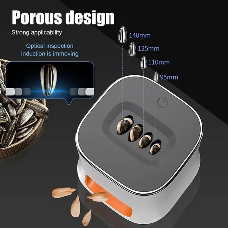 Separador de Semillas de Girasol Automático Removedor de Cáscara de Girasol Recargable por USB Pelador Para Semillas de Girasol Suministros de Cocina