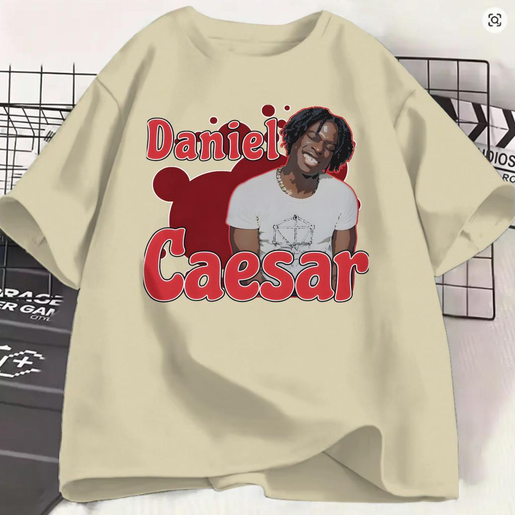 Daniel Caesar Cotton T Shirt For Unisex Beach Rb Singer Street Style Tshirts Breathable Fashion Tee Shirt Oversized Casual Tops