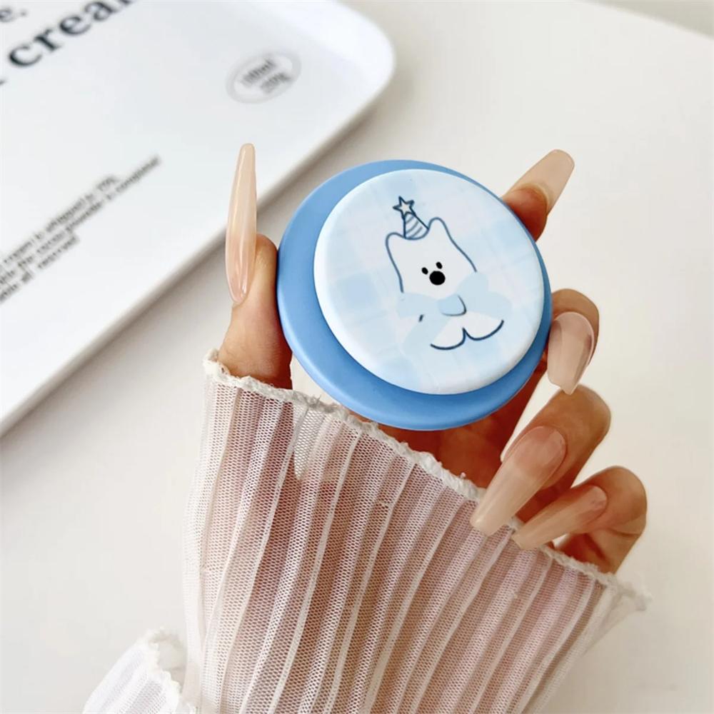 Koreanisch Niedlich Leopardenmuster Cartoon Mädchen Tier Magnetischer Halter Griptok Handy Ständer Halterung Für iPhone 16 Für Magsafe Zubehör