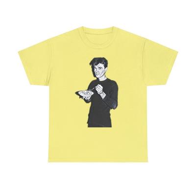 David Byrne Talking Heads Art Graphic Print Short Sleeve Unisex Heavy Cotton Tee