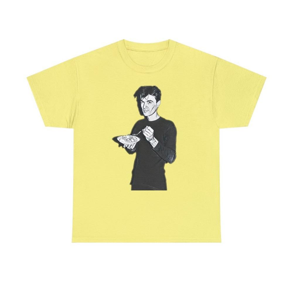 

David Byrne Talking Heads Art Graphic Print Short Sleeve Unisex Heavy Cotton Tee L