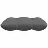 Seat Cushions 4 Pcs Dark Grey 40 X 40 Cm Microfiber Fabric